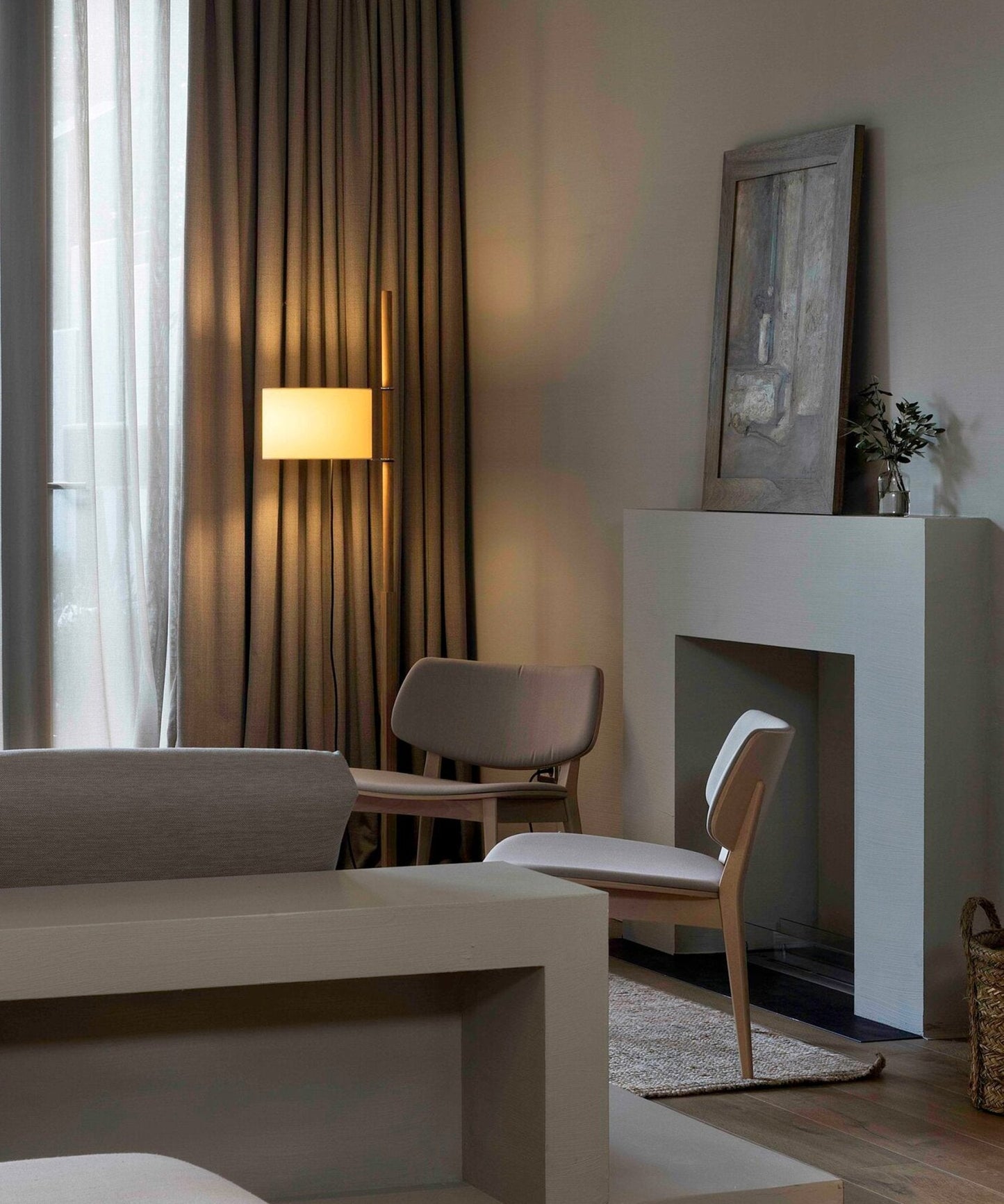 Wood Tmm Floor Lamp