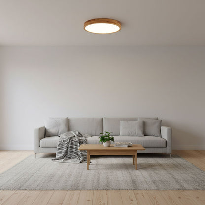 Wooden Geometric Ceiling Light