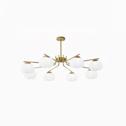 Plastic Cotton Balls Chandelier