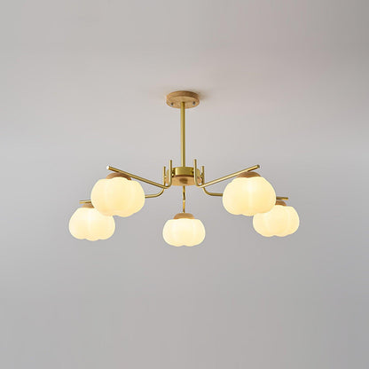 Plastic Cotton Balls Chandelier