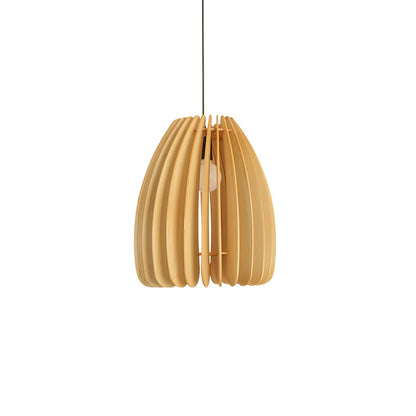 Wooden Orb Pendant Lamp
