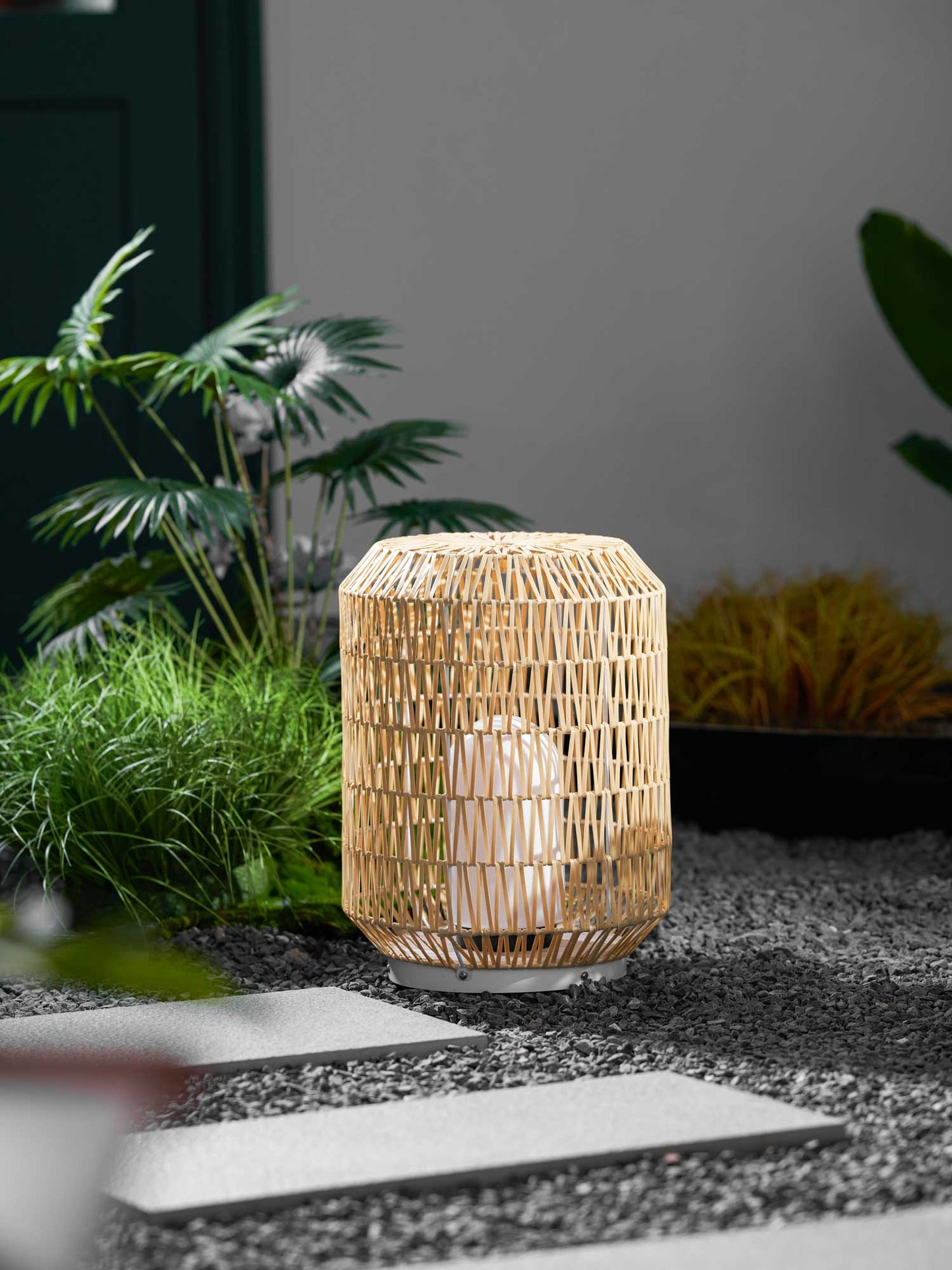 Woven Rattan Outdoor Lamp