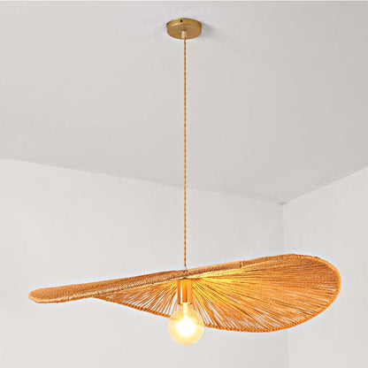 Woven Leaf Pendant Light