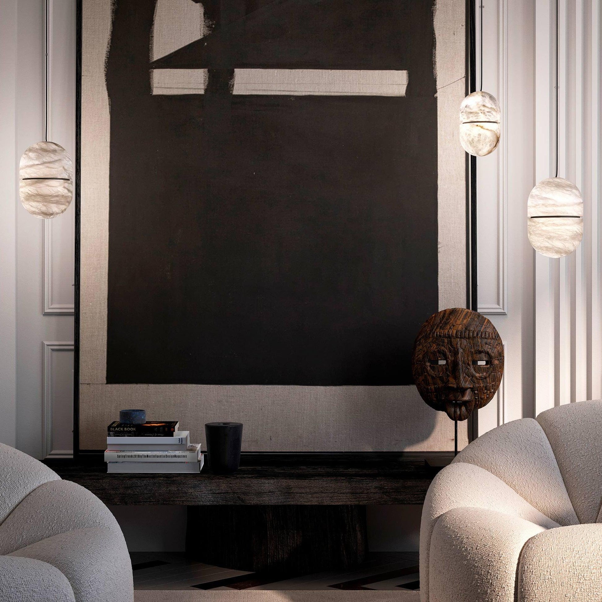 YUM Alabaster Pendant Light