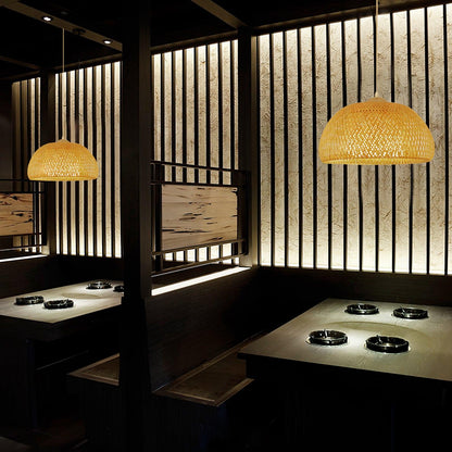 Zenith Bamboo Pendant Light