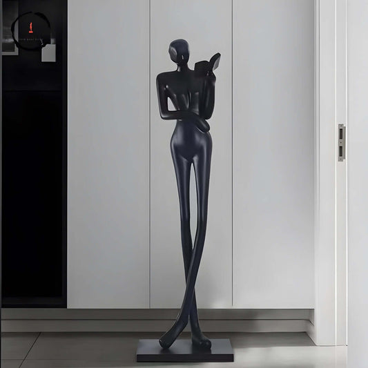 Graceful Reader Sculpture Ornaments