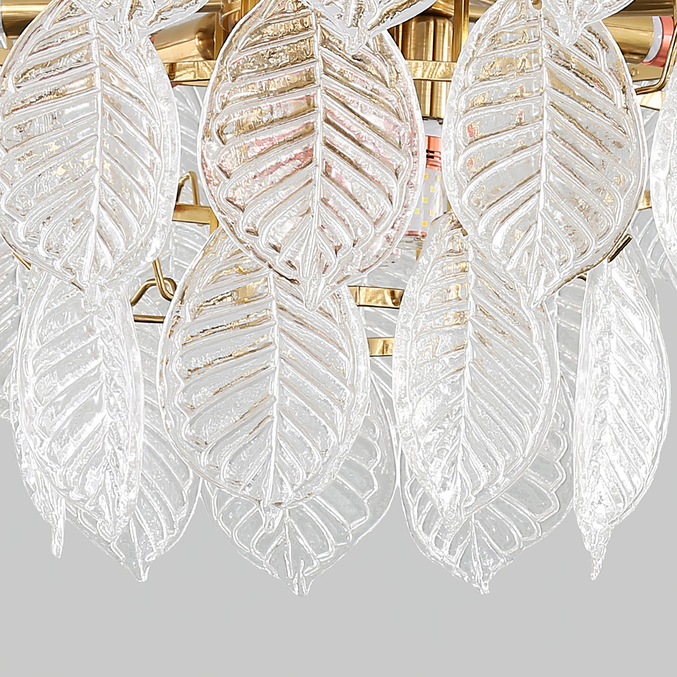 Leaf Glass Chandelier