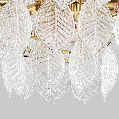Leaf Glass Chandelier