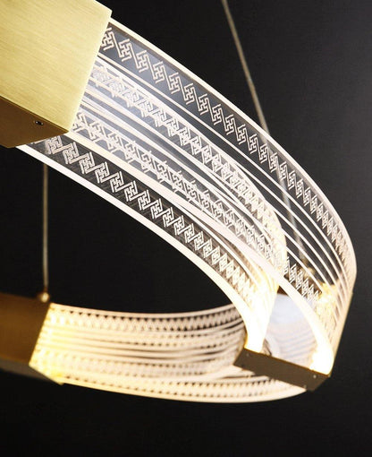 Parallel Ring LED Chandelier