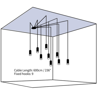 Lines free-form Pendant light