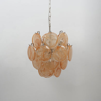 Loire Valley Glass Chandelier
