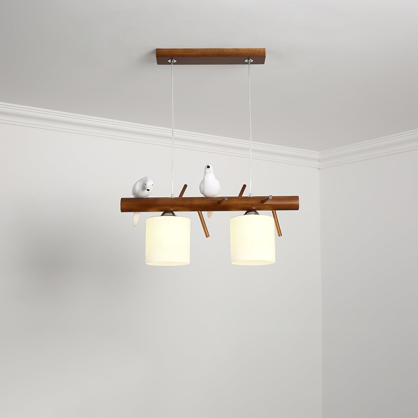Birdy Wooden Pendant Lamp