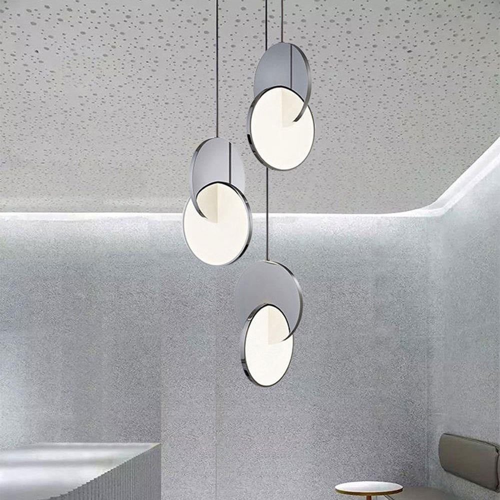 Double Circle Pendant Light