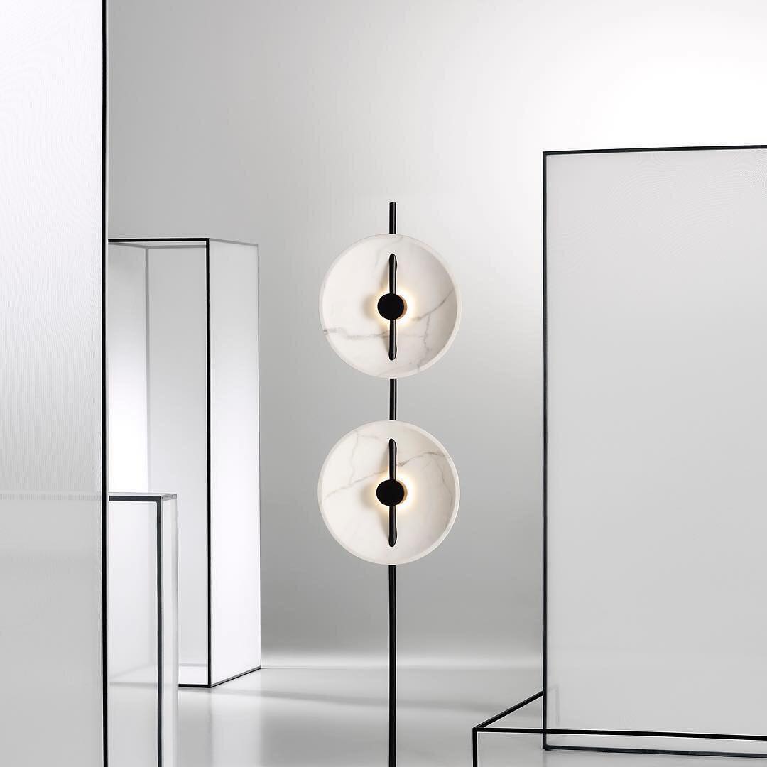 Double Moon Floor Lamp