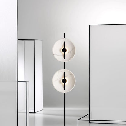 Double Moon Floor Lamp