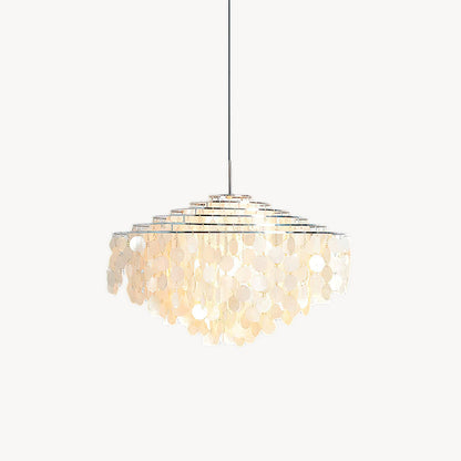 Round Shell Chandelier