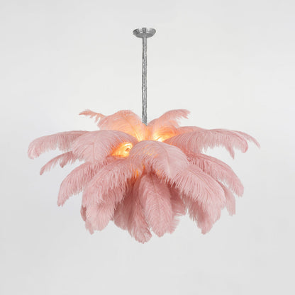 Ostrich Feather Chandeliers