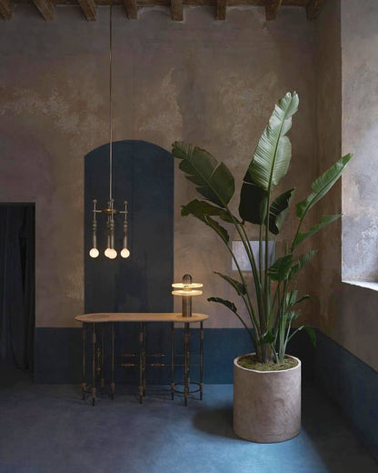 Alabaster Planes Table Lamp