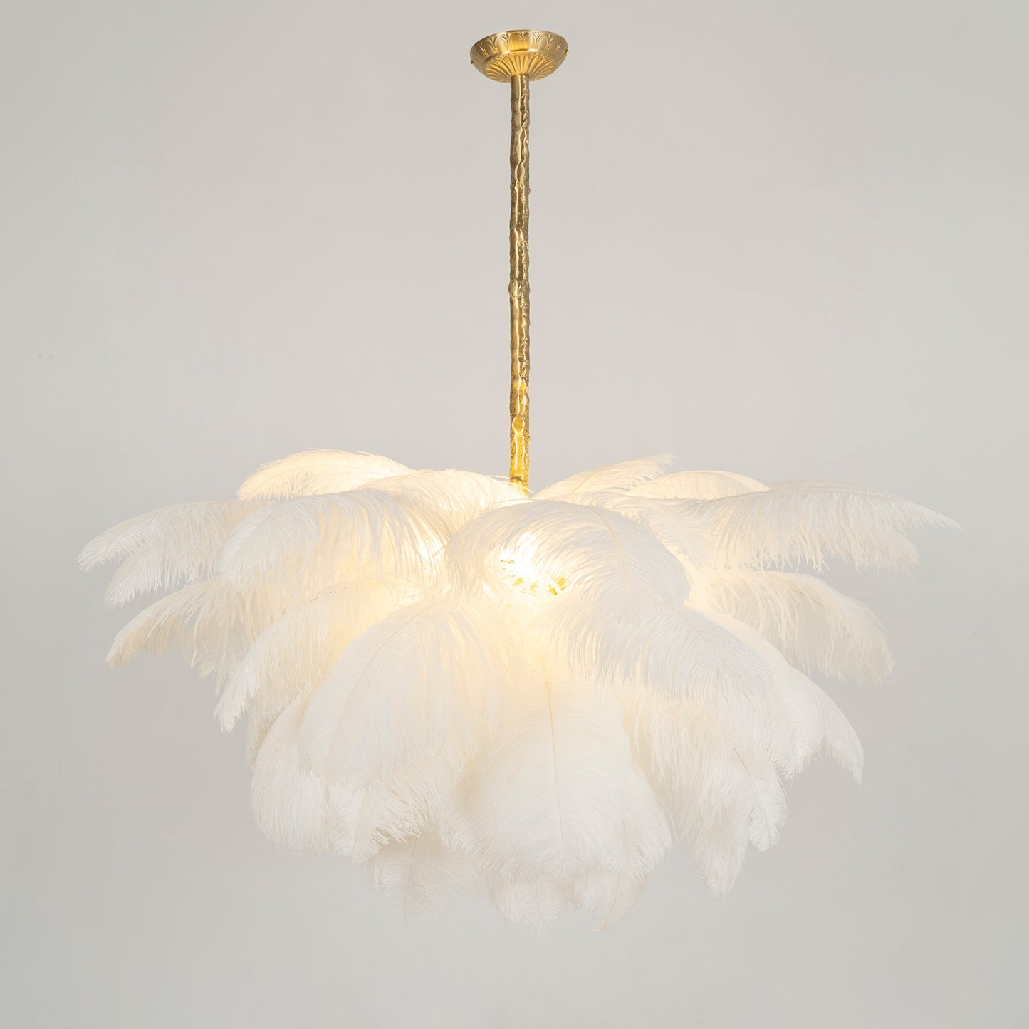 Ostrich Feather Chandeliers