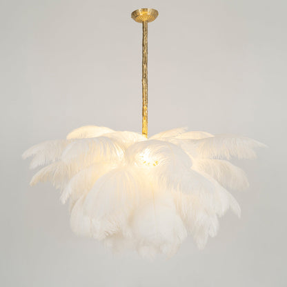 Ostrich Feather Chandeliers