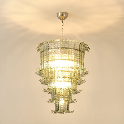 Murano Cascade Glass Chandeliers