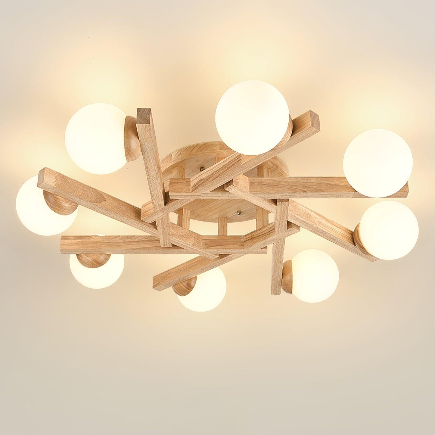 Wood Orin Ceiling Light