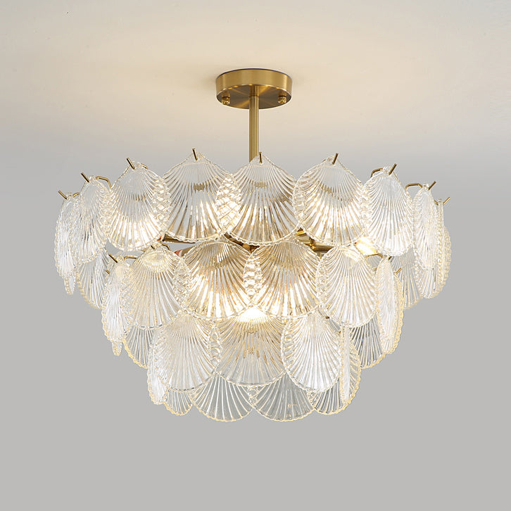 Shell Glass chandelier
