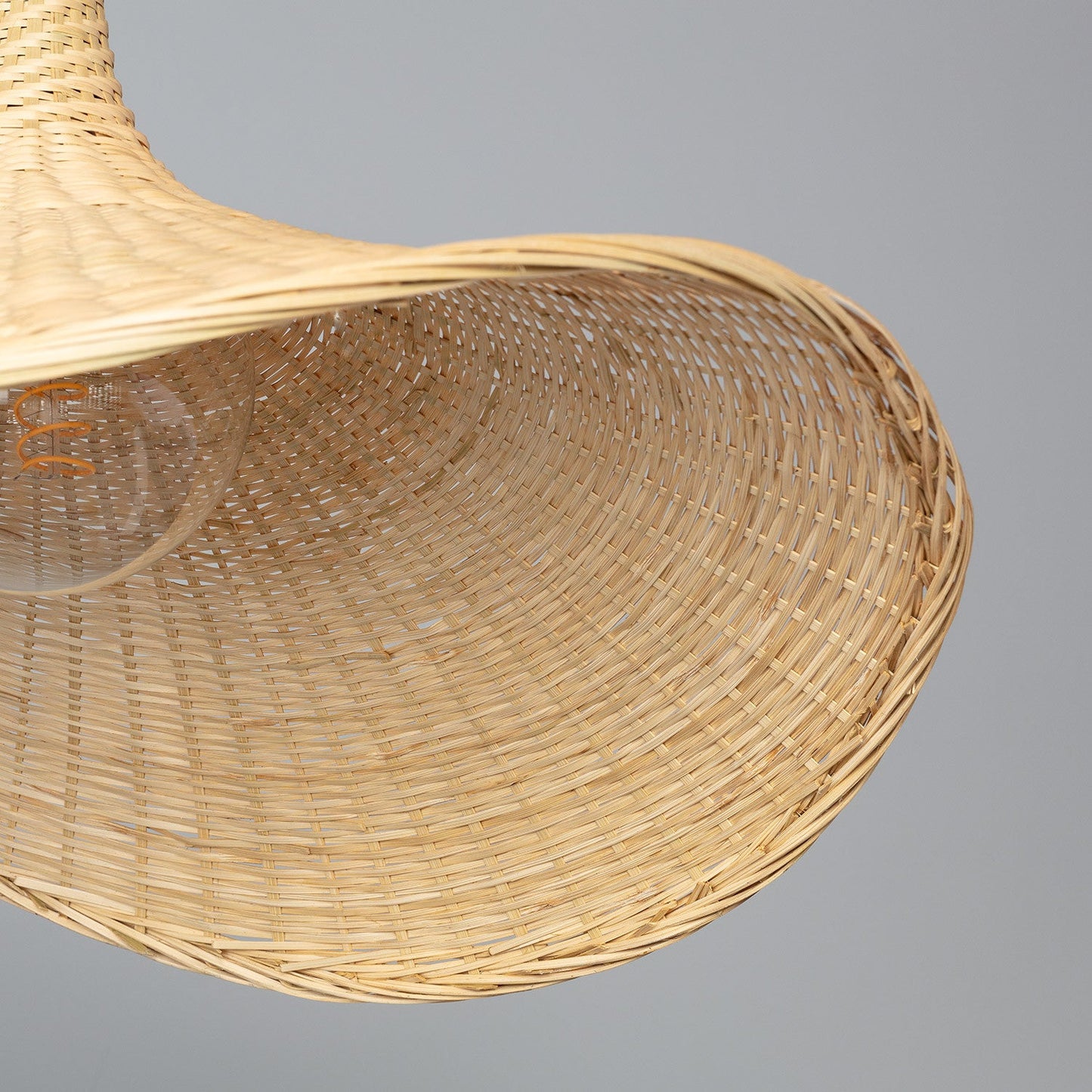 Straw hat Pendant Light