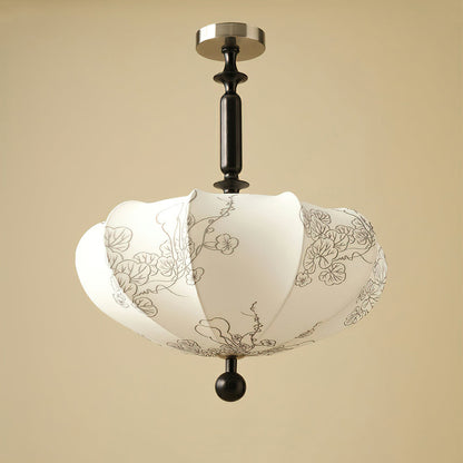 Floral Patterned Ceiling Light