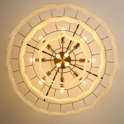 Shell Glass chandelier