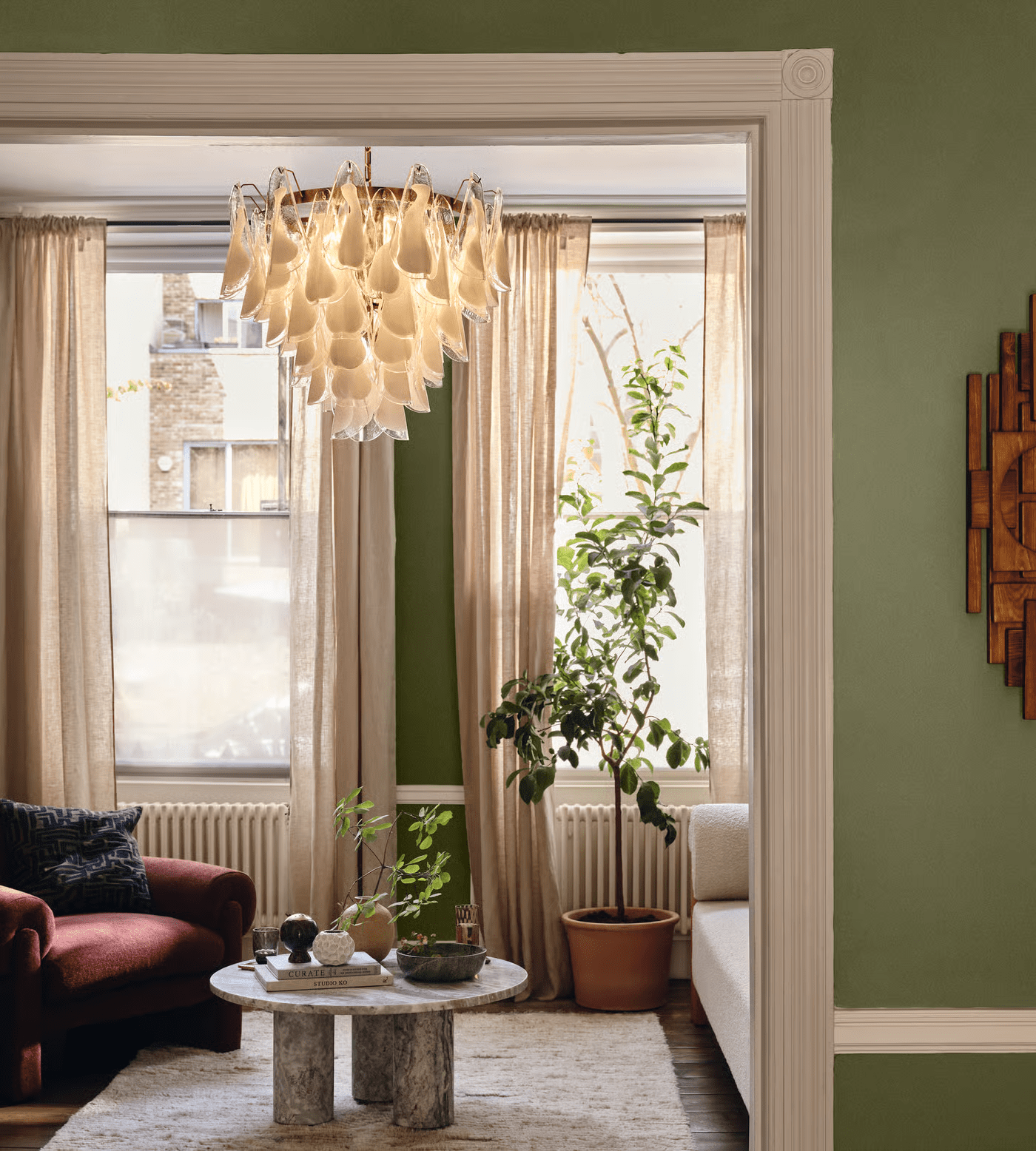 Lunara White Chandelier