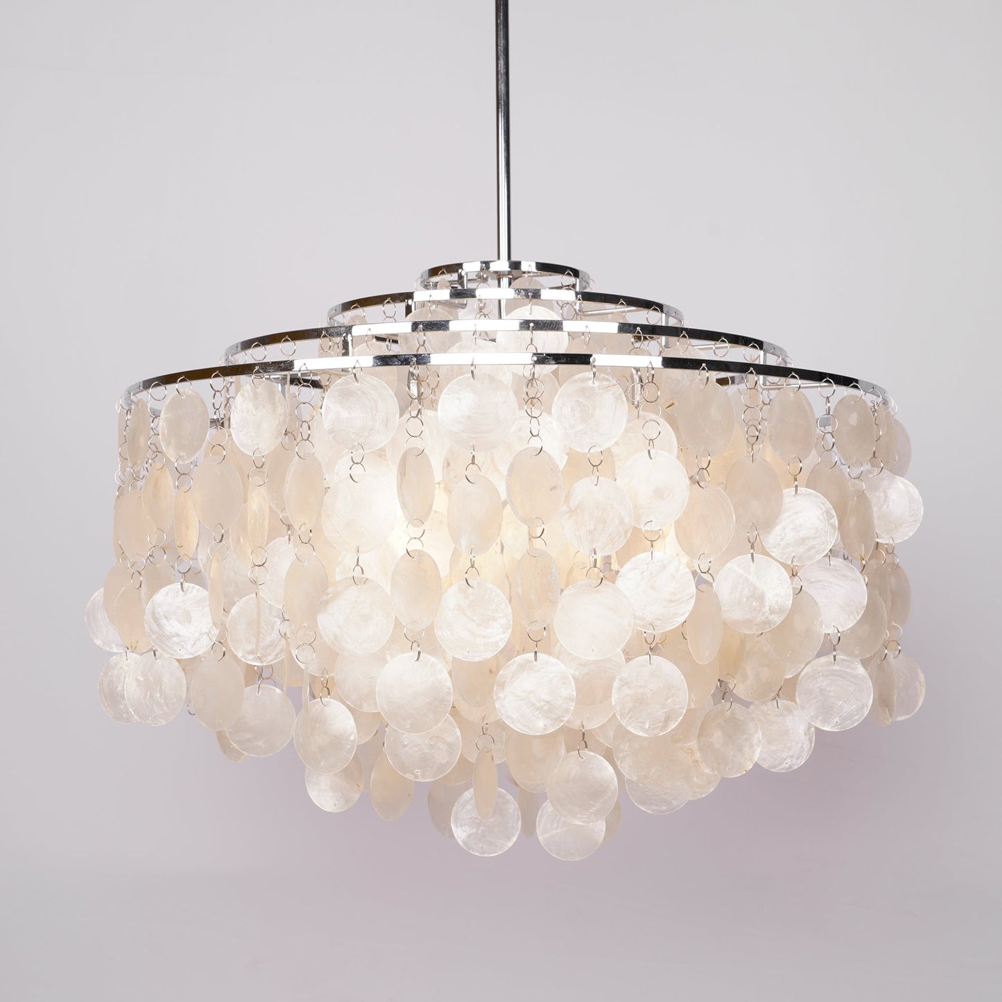 Round Shell Chandelier