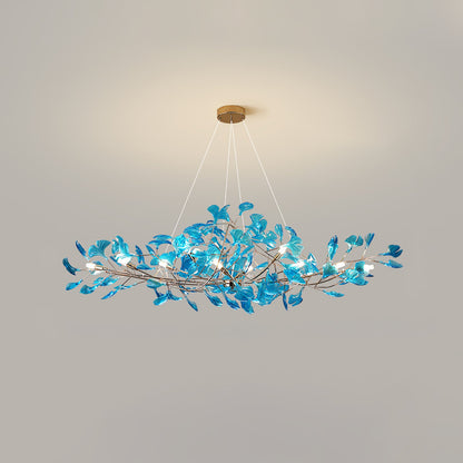 Acrylic Gingko Chandelier