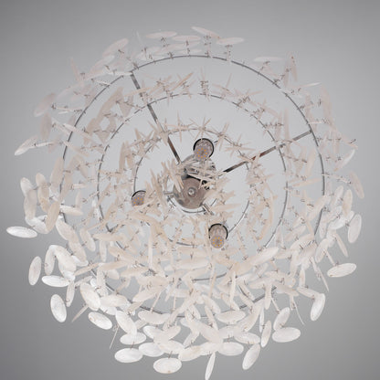 Round Shell Chandelier