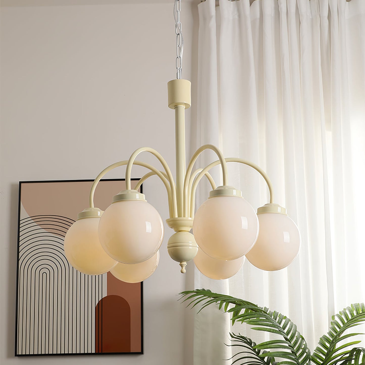 Cream Chandelier