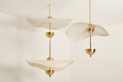 Envolee double biscuit Pendant light