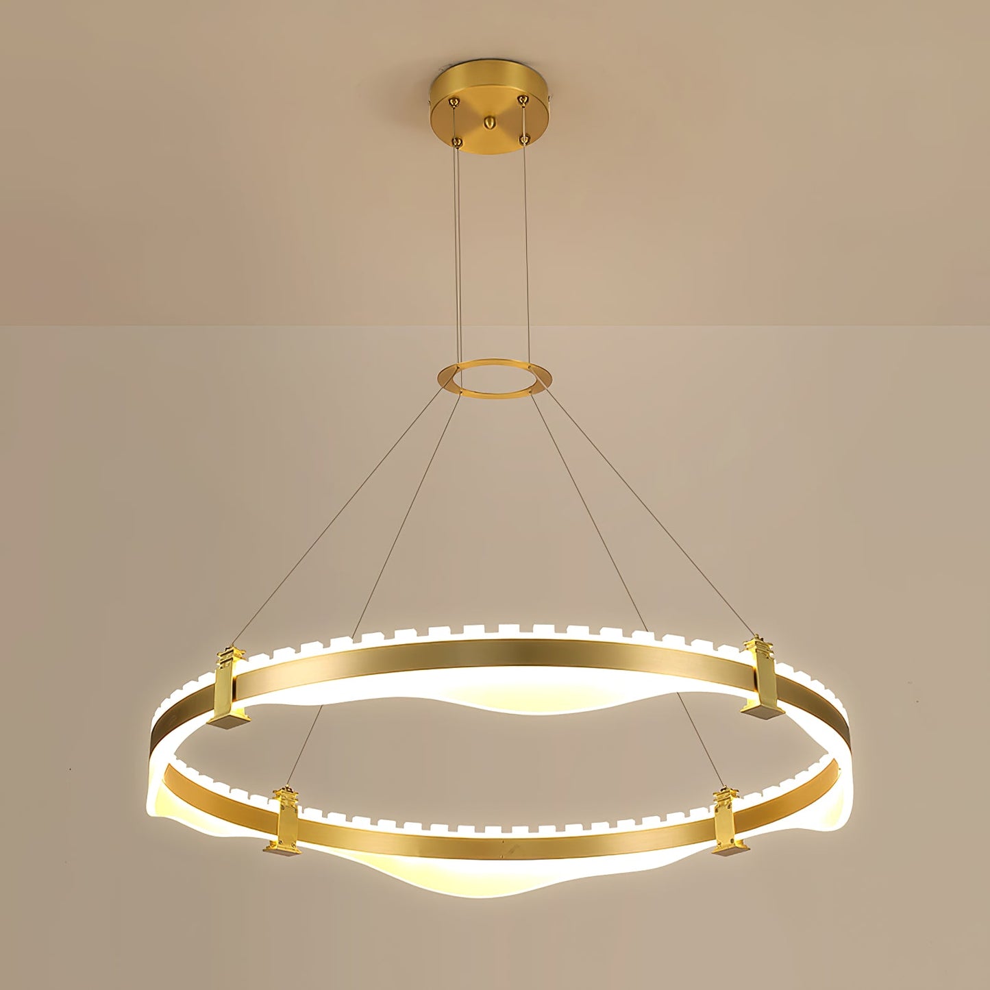 Ring Metallic Chandelier