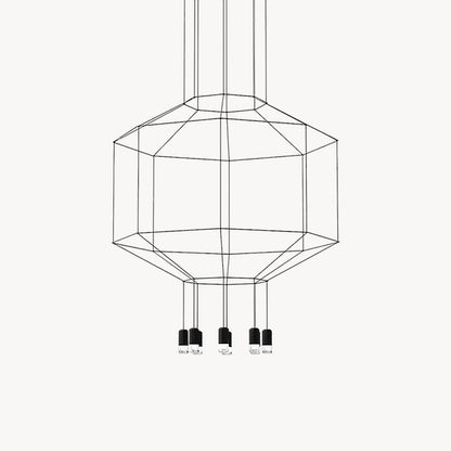Lines 3D Hanging Lamp