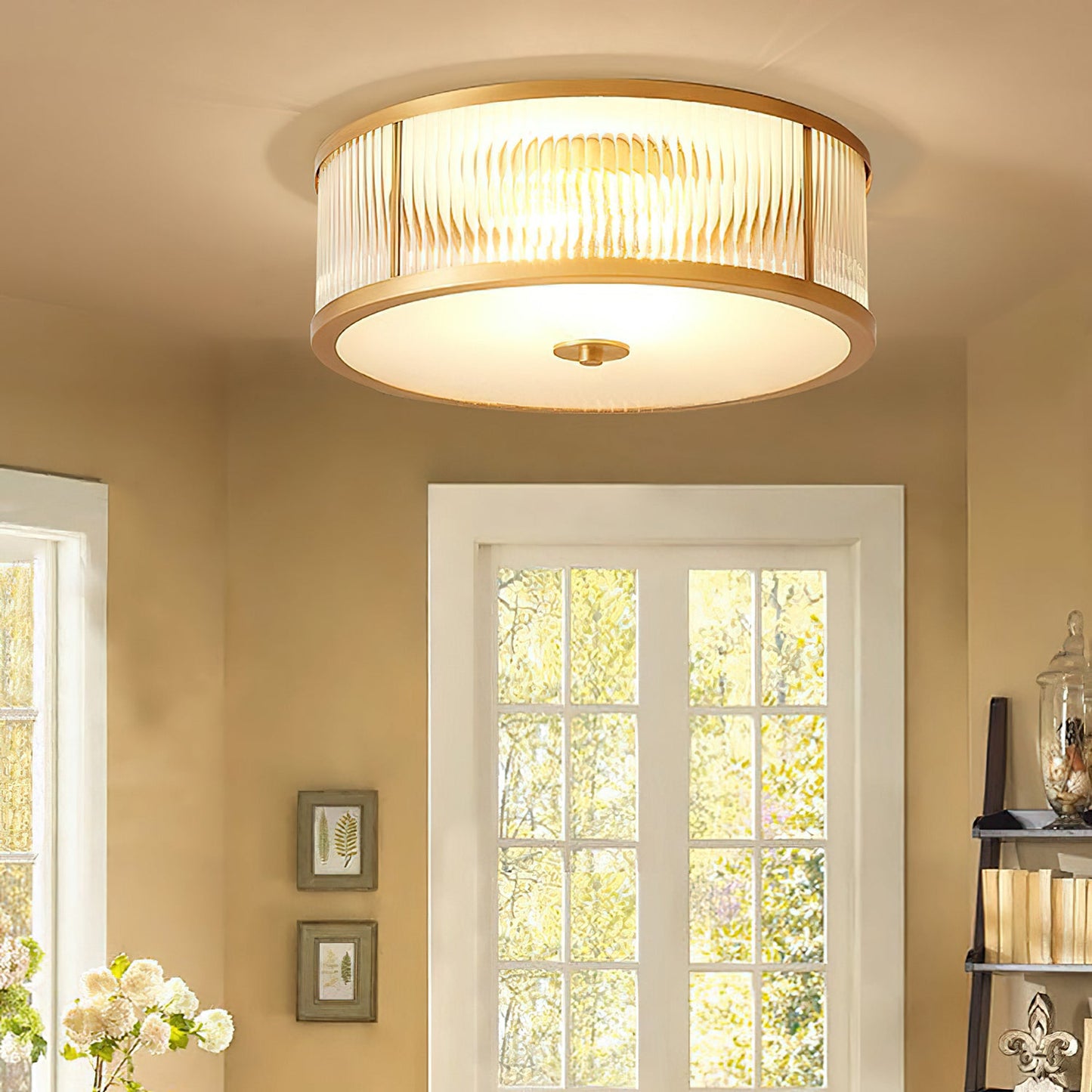 Geneva Glass CeIling Lamp