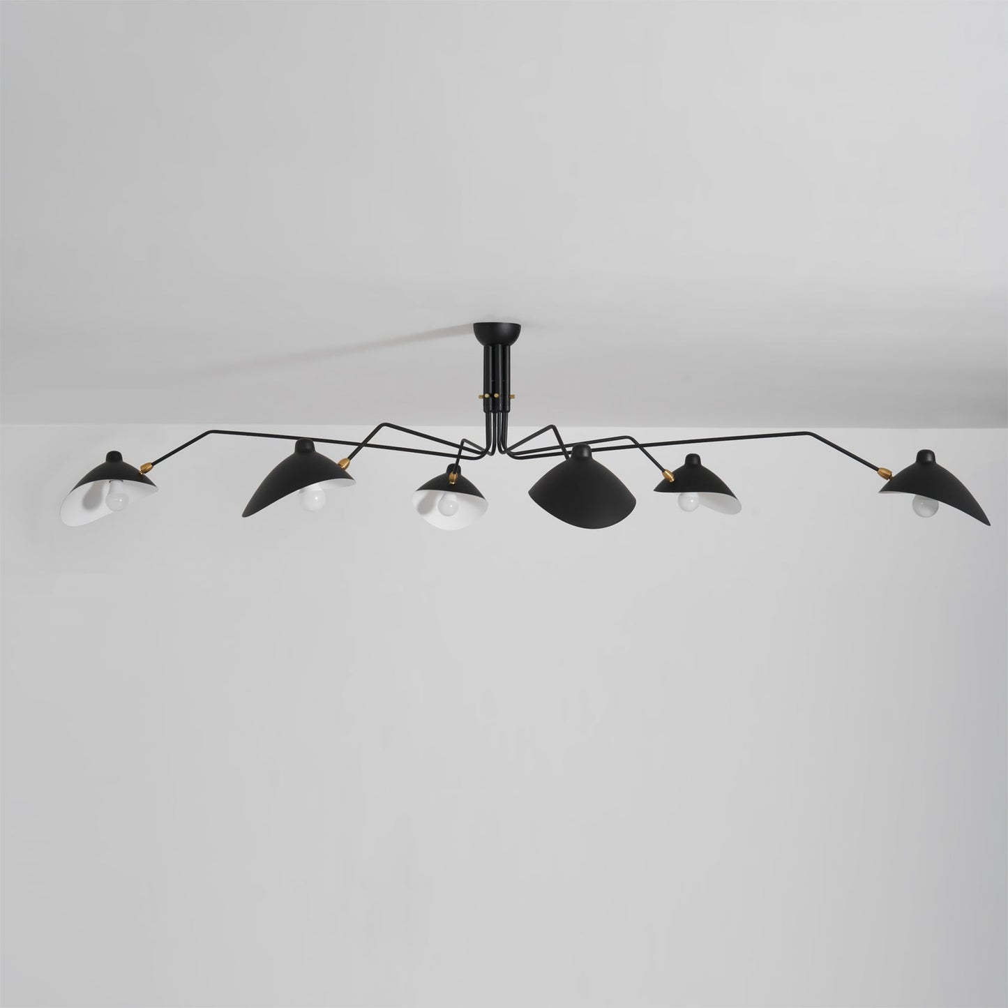 Horizontal Serge Mouille Ceiling Lamp A