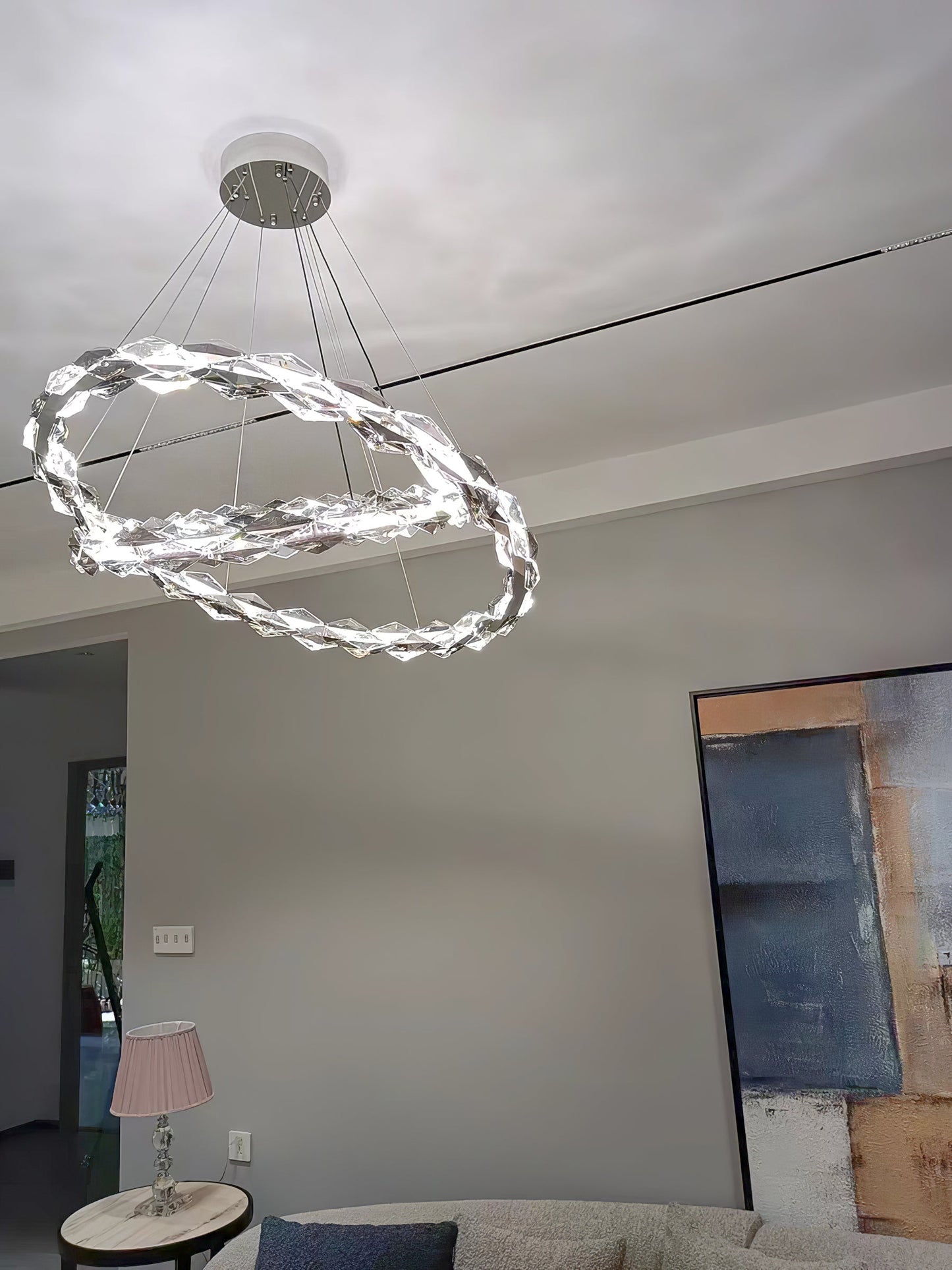 Rhombus Crystal Chandelier