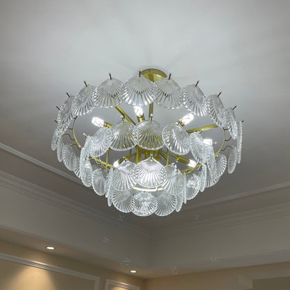 Shell Glass chandelier