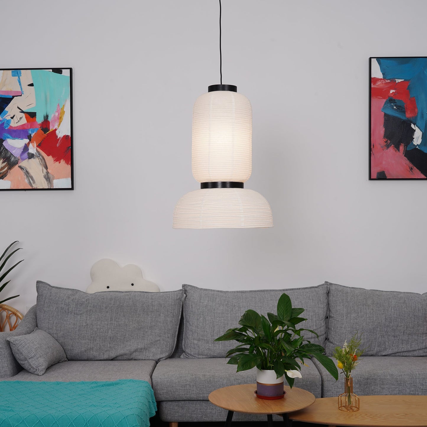 Paper Lanterns Pendant Light