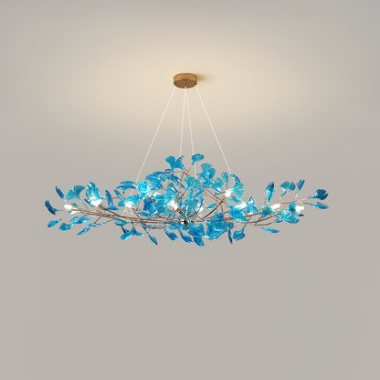 Acrylic Gingko Chandelier