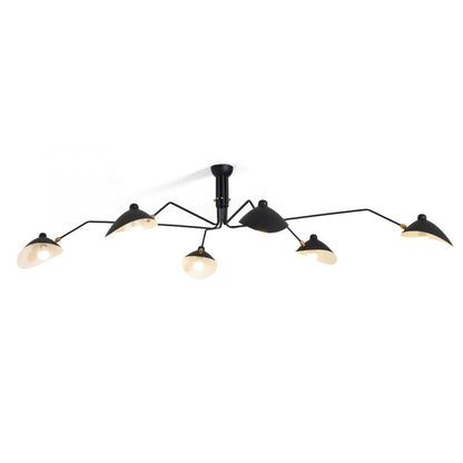 Horizontal Serge Mouille Ceiling Lamp A