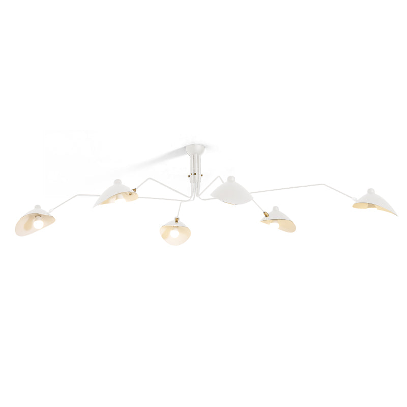 Horizontal Serge Mouille Ceiling Lamp A