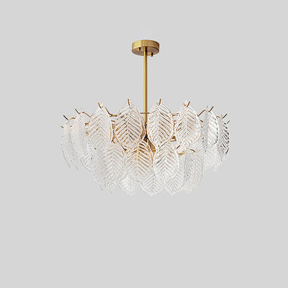 Leaf Glass Chandelier
