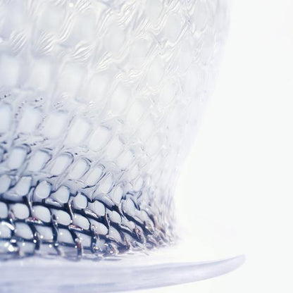 White and Clear Glass Pendant Light