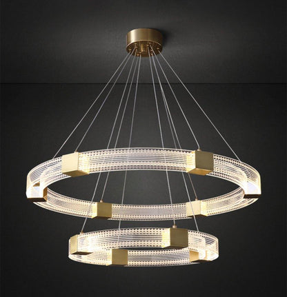 Parallel Ring LED Chandelier