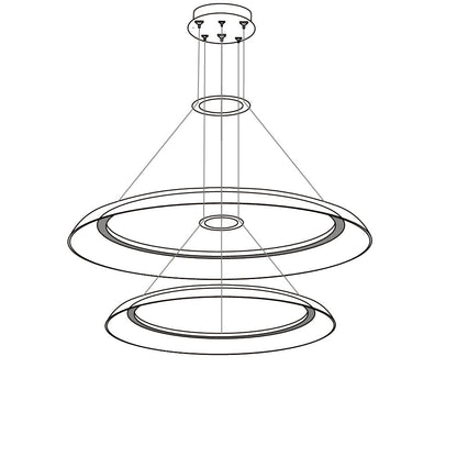 Graduated Circle Chandelier